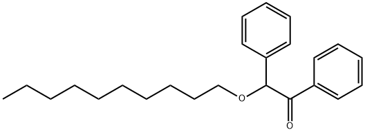 α-Phenyl-α-decyloxyacetophenone 结构式