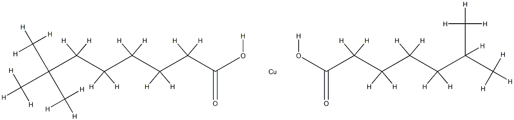 (isooctanoato-O)(neodecanoato-O)copper Structure
