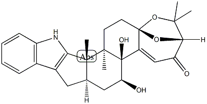 14-hydroxy Paspalinine Structure