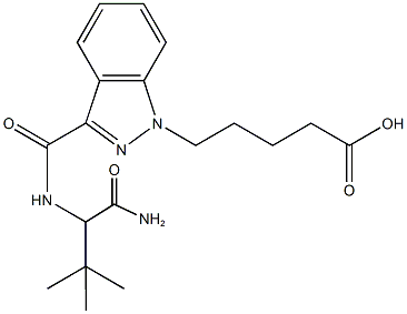 ADB-PINACA pentanoic acid metabolite Structure