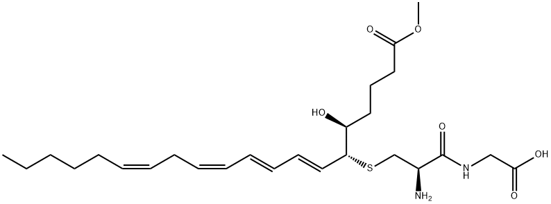 LEUKOTRIENE D4 METHYL ESTER Structure