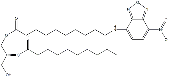 1-NBD-decanoyl-2-decanoyl-sn-Glycerol|化合物 1-NBD-DECANOYL-2-DECANOYL-SN-GLYCEROL