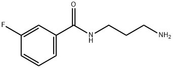 N-(3-aminopropyl)-3-fluorobenzamide Struktur