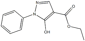 ethyl 5-hydroxy-1-phenyl-1H-pyrazole-4-carboxylate Struktur