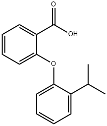2-[2-(propan-2-yl)phenoxy]benzoic acid Structure