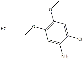 2-CHLORO-4,5-DIMETHOXYANILINE HYDROCHLORIDE, , 结构式
