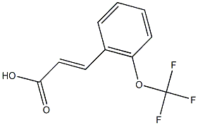 3-[2-(TRIFLUOROMETHOXY)PHENYL]ACRYLIC ACID, , 结构式