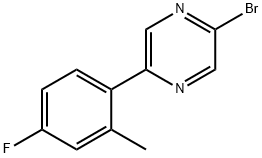 2-Bromo-5-(4-fluoro-2-methylphenyl)pyrazine|