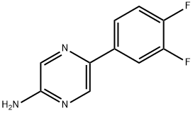 2-Amino-5-(3,4-difluorophenyl)pyrazine|5-(3,4-二氟苯基)吡嗪-2-胺
