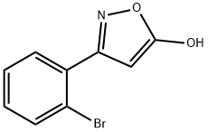 3-(2-bromophenyl)-1,2-oxazol-5-ol Struktur