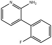 3-(2-FLUOROPHENYL)PYRIDIN-2-AMINE Struktur