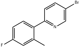 3-Bromo-6-(2-methyl-4-fluorophenyl)pyridine|