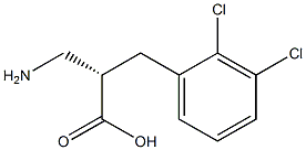 (S)-3-amino-2-(2,3-dichlorobenzyl)propanoicacid Structure