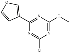 2-Chloro-4-(3-furyl)-6-methoxy-1,3,5-triazine|