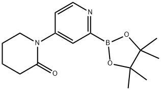 1-[2-(TETRAMETHYL-1,3,2-DIOXABOROLAN-2-YL)PYRIDIN-4-YL]PIPERIDIN-2-ONE|