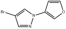 4-Bromo-1-(3-furyl)pyrazole|