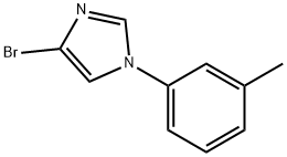 4-Bromo-1-(3-tolyl)-1H-imidazole Struktur