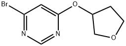 4-Bromo-6-(tetrahydrofuran-3-yloxy)pyrimidine|