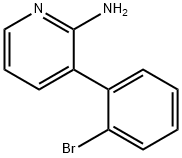 3-(2-BROMOPHENYL)PYRIDIN-2-AMINE Struktur