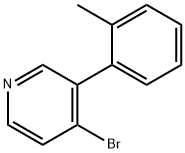 4-Bromo-3-(2-tolyl)pyridine Struktur