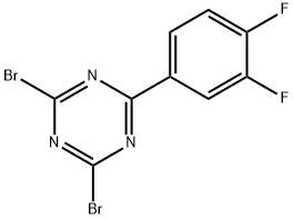 2,4-Dibromo-6-(3,4-difluorophenyl)-1,3,5-triazine|2,4-Dibromo-6-(3,4-difluorophenyl)-1,3,5-triazine