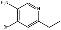 4-Bromo-3-amino-6-ethylpyridine Struktur