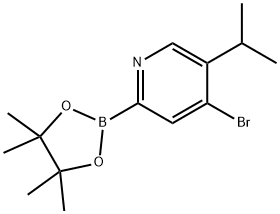 4-Bromo-5-(iso-propyl)pyridine-2-boronic acid pinacol ester|