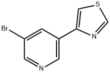 3-Bromo-5-(thiazol-4-yl)pyridine|
