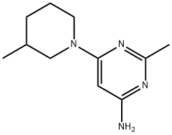 4-amino-2-methyl-6-(3-methylpiperidin-1-yl)pyrimidine|