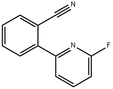 2-Fluoro-6-(2-cyanophenyl)pyridine Structure