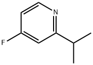 4-Fluoro-2-(iso-propyl)pyridine Struktur