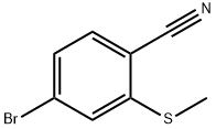 4-bromo-2-(methylsulfanyl)benzonitrile|4-溴-2-(甲硫基)苄腈