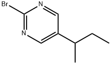 2-Bromo-5-(sec-butyl)pyrimidine Struktur
