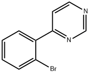 4-(2-bromophenyl)pyrimidine Struktur