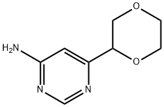 6-(1,4-dioxan-2-yl)pyrimidin-4-amine|