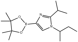 1-(sec-butyl)-2-isopropyl-4-(4,4,5,5-tetramethyl-1,3,2-dioxaborolan-2-yl)-1H-imidazole|