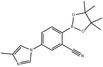 2-Cyano-4-(4-methylimidazol-1-yl)phenylboronic acid pinacol ester|