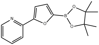 2-(5-(4,4,5,5-tetramethyl-1,3,2-dioxaborolan-2-yl)furan-2-yl)pyridine Struktur