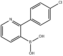 2-(4-Chlorophenyl)pyridine-3-boronic acid Struktur