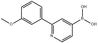 2-(3-Methoxyphenyl)pyridine-4-boronic acid Struktur