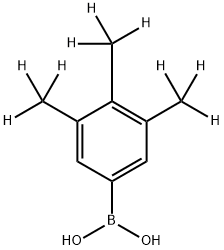 (3,4,5-tris(methyl-d3)phenyl)boronic acid Struktur