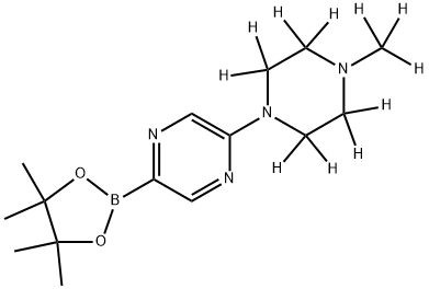 2-(4-(methyl-d3)piperazin-1-yl-2,2,3,3,5,5,6,6-d8)-5-(4,4,5,5-tetramethyl-1,3,2-dioxaborolan-2-yl)pyrazine|