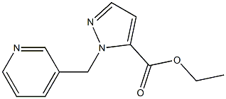 ethyl 1-(pyridin-3-ylmethyl)-1H-pyrazole-5-carboxylate Structure