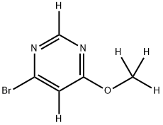 4-bromo-6-(methoxy-d3)pyrimidine-2,5-d2|