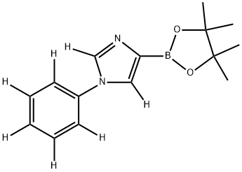 1-(phenyl-d5)-4-(4,4,5,5-tetramethyl-1,3,2-dioxaborolan-2-yl)-1H-imidazole-2,5-d2|