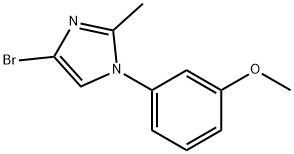 4-bromo-1-(3-methoxyphenyl)-2-methyl-1H-imidazole|