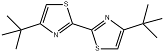 4,4'-Di(tert-butyl)-2,2'-bithiazole Struktur