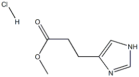 3-(1H-Imidazol-4-yl)-propionic acid methyl ester  hydrochloride Structure