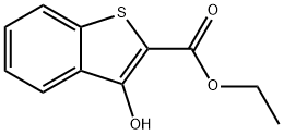 ETHYL 3-HYDROXYBENZO[B]THIOPHENE-2-CARBOXYLATE, 5556-20-7, 结构式