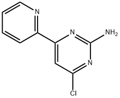 2-Amino-4-chloro-6-(2-pyridyl)pyrimidine Struktur
